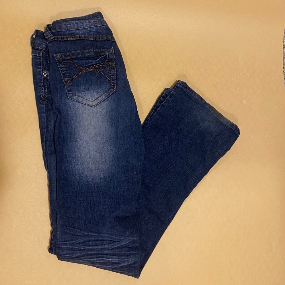 Y2K Flare Blue Jeans